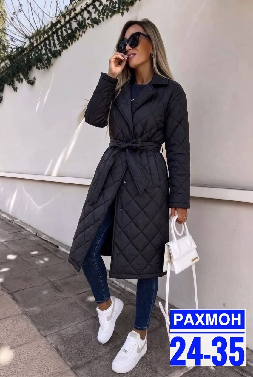 пальто стеганое женское,пальто стеганое плащ стеганый куртка женская весна dh fashion,пальто стёганое,пальто стеганое плащ стеганый куртка женская весна dh fashion 211297266,куртка демисезонная длинна