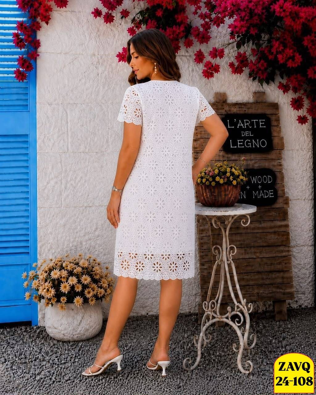 платье ажурное,платье romanovich style 1-2678 белый в размере 52-56,кружевное платье,платье узор,летнее платье