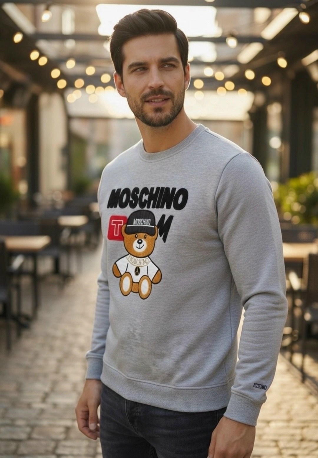 свитшот moschino,franco moschino,толстовка moschino,мужские толстовки moschino,толстовка moschino underwear толстовка