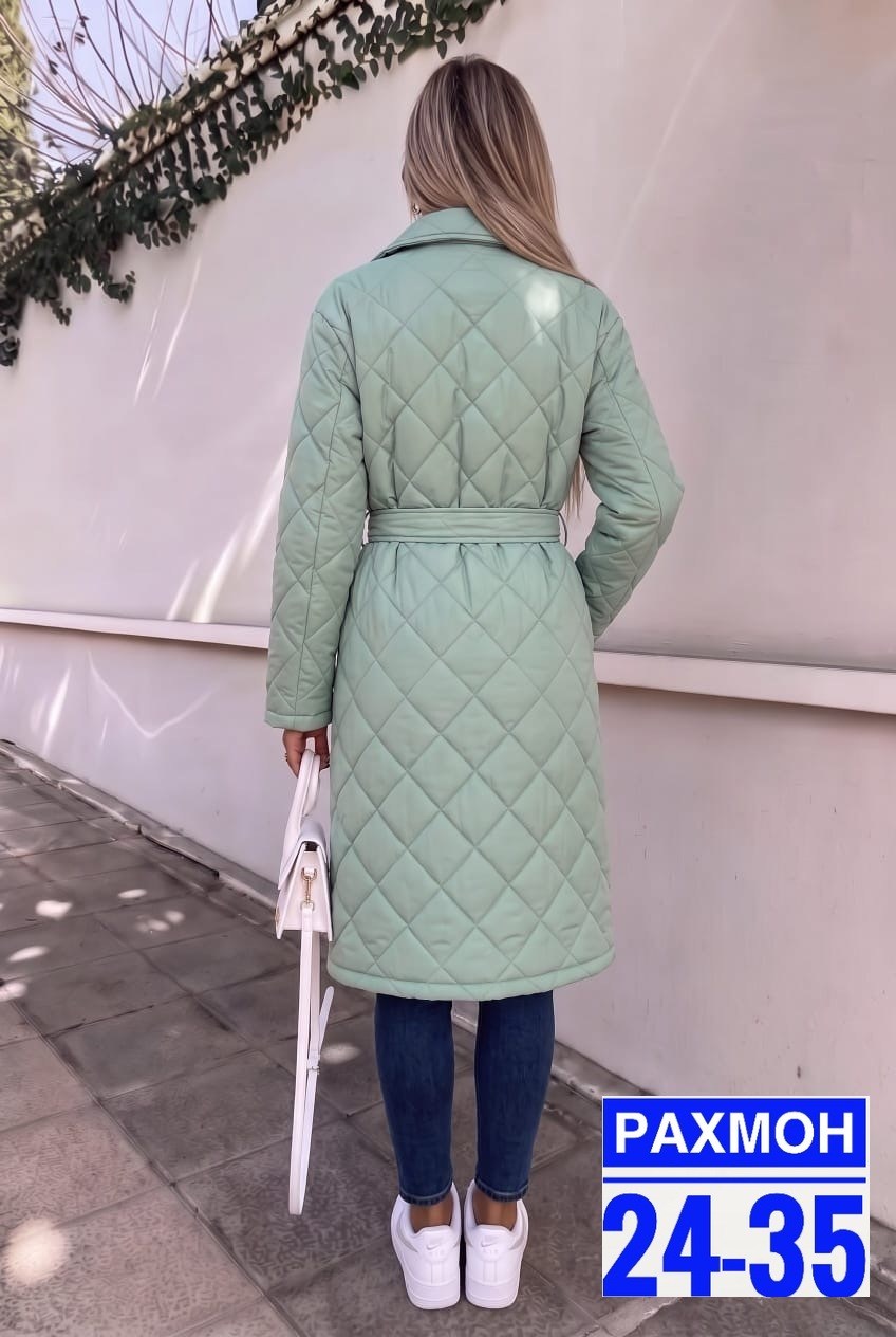 пальто стеганое женское,пальто стеганое плащ стеганый куртка женская весна dh fashion,пальто стёганое,пальто стеганое плащ стеганый куртка женская весна dh fashion 211297266,куртка демисезонная длинна