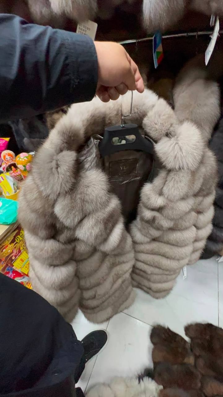 шуба из песца,шуба песец,шубка из меха песца,шуба трансформер из песца,шубка из песца