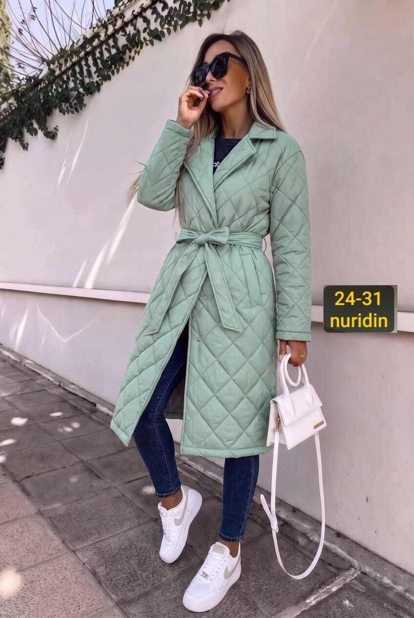 стеганое пальто,пальто стеганое плащ стеганый куртка женская весна dh fashion,пальто стеганое плащ стеганый куртка женская весна,пальто женское,пальто стеганое плащ стеганый куртка женская весна dh fa