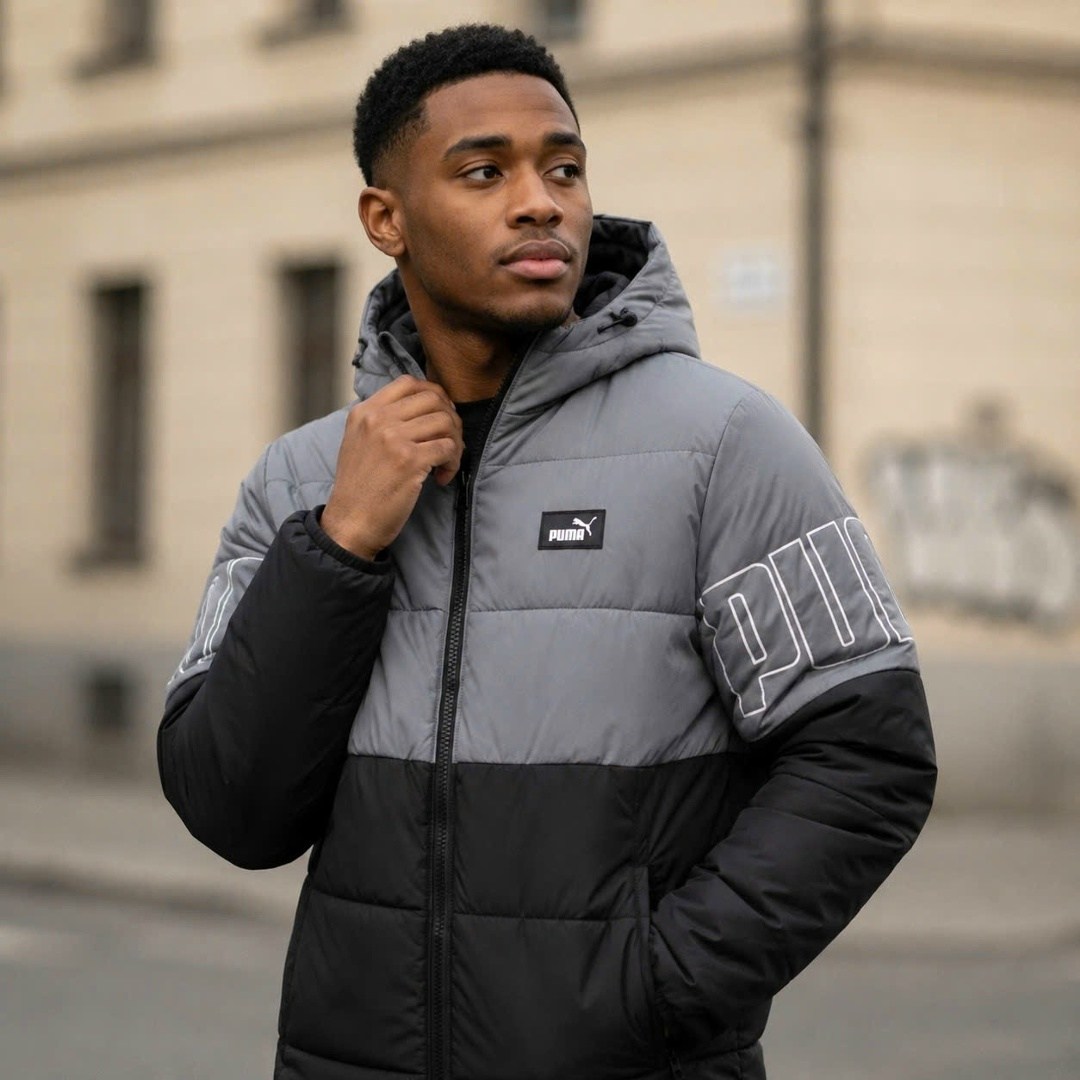 мужская зимняя куртка puma,пуховик puma ess+ down jacket,мужская куртка puma,куртка,пуховик куртка мужская