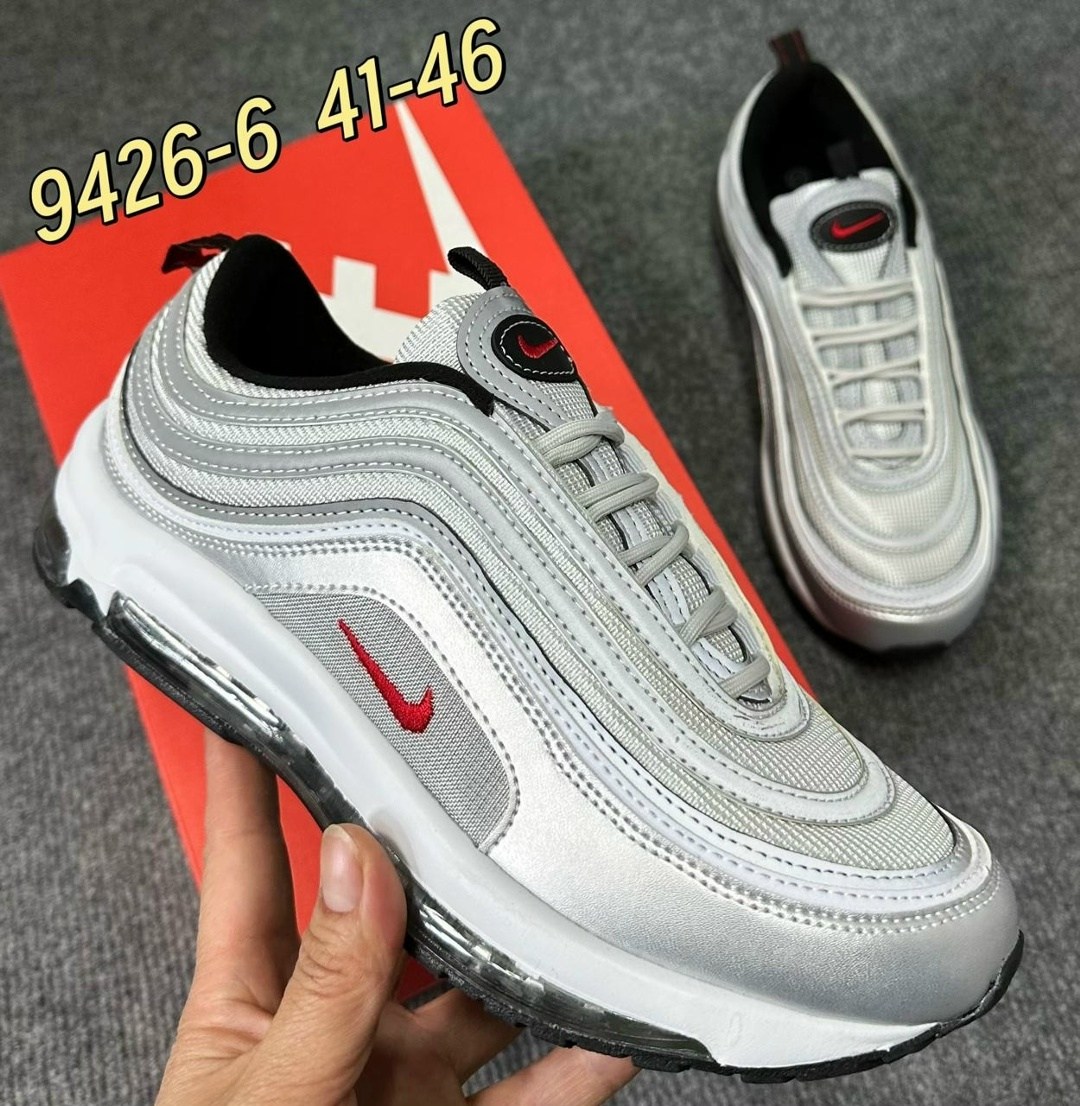 кроссовки nike air max 97,nike air max 97 silver bullet,кроссовки,кроссовки мужские nike air max 97,nike air max 97