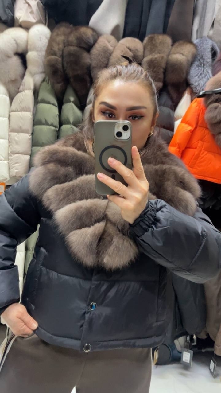пуховик с натуральным мехом,пуховик с мехом,куртка пуховик с натуральным мехом,куртка с мехом,женский пуховик с натуральным мехом