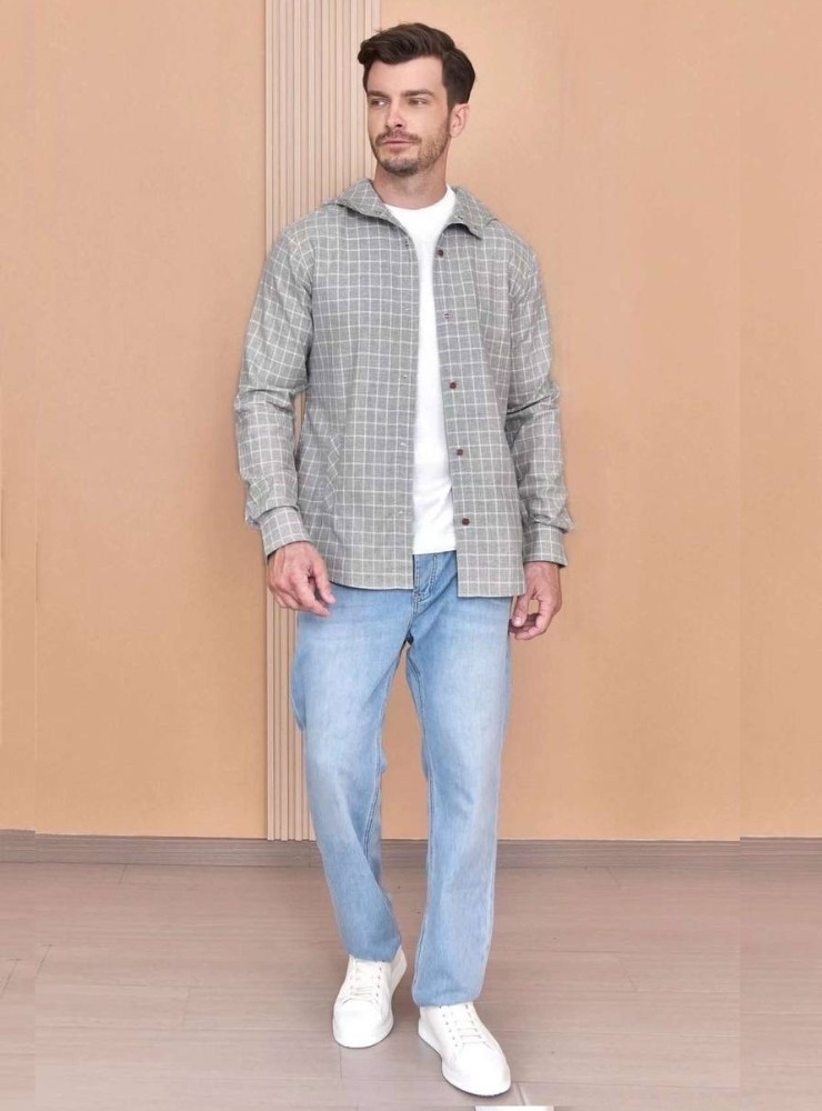 рубашка с капюшоном kiton,рубашка с капюшоном мужская,рубашка с капюшоном,рубашка из муслина для мальчика,рубашка для мальчика в клетку с капюшоном