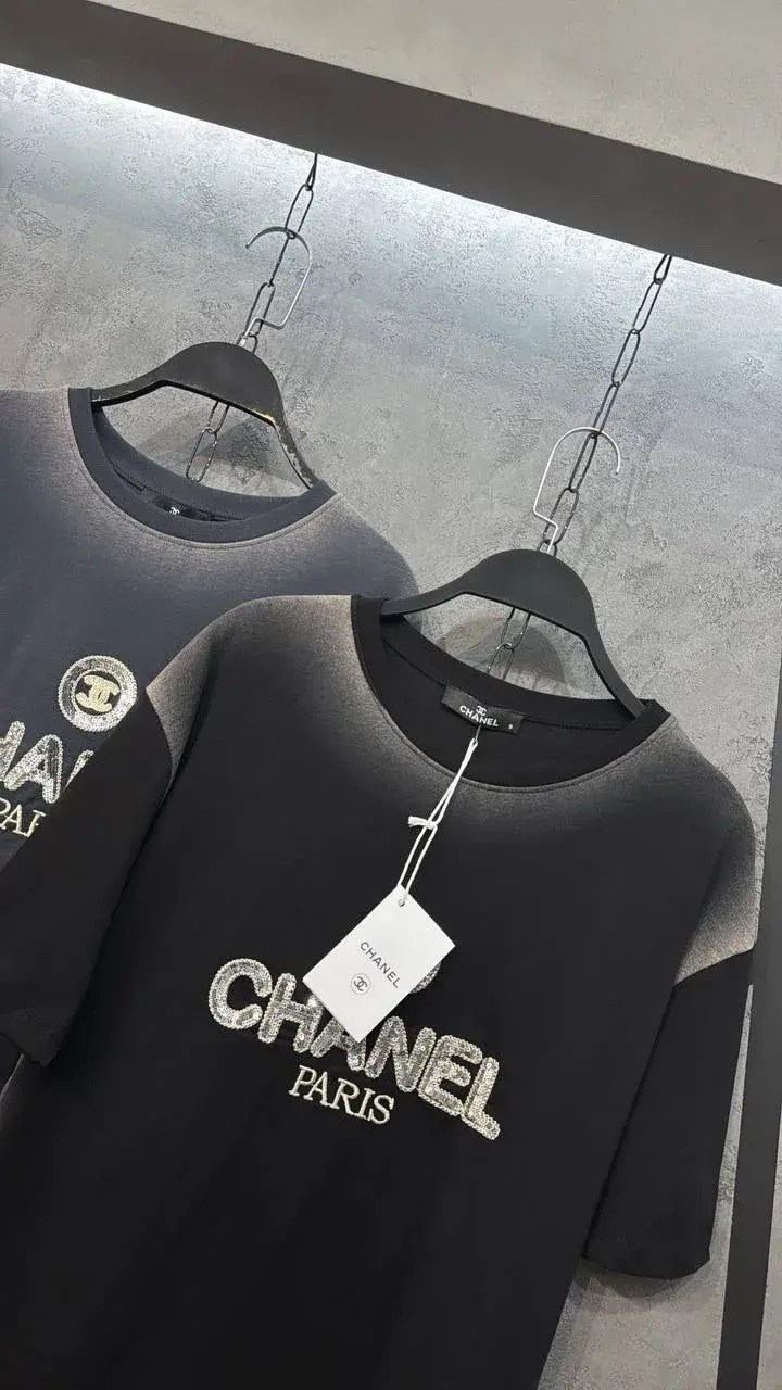 футболка шанель,футболка женская chanel,футболка chanel,шанель мода,одежда шанель