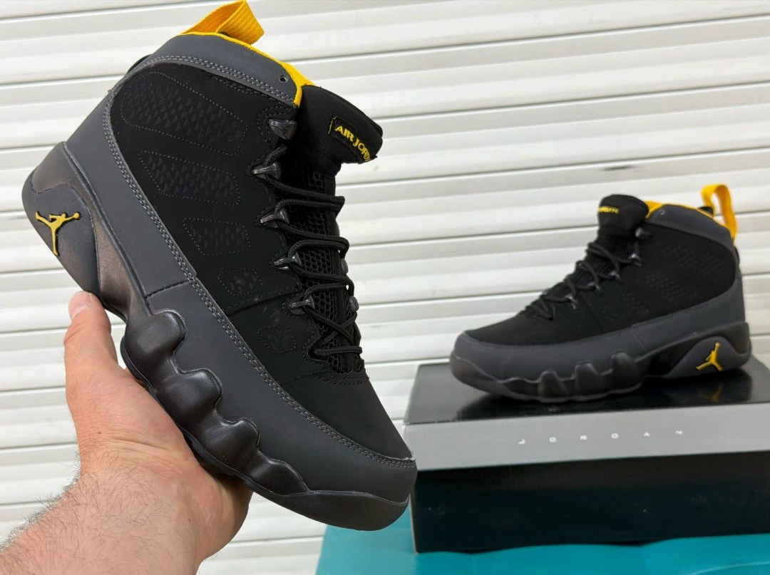 jordan 9 dark charcoal university gold,nike air jordan 9,кроссовки,air jordan 9,спортивные кроссовки