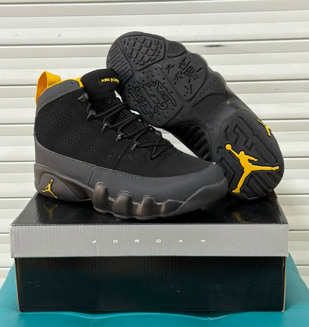 jordan 9 dark charcoal university gold,nike air jordan 9,кроссовки,air jordan 9,спортивные кроссовки