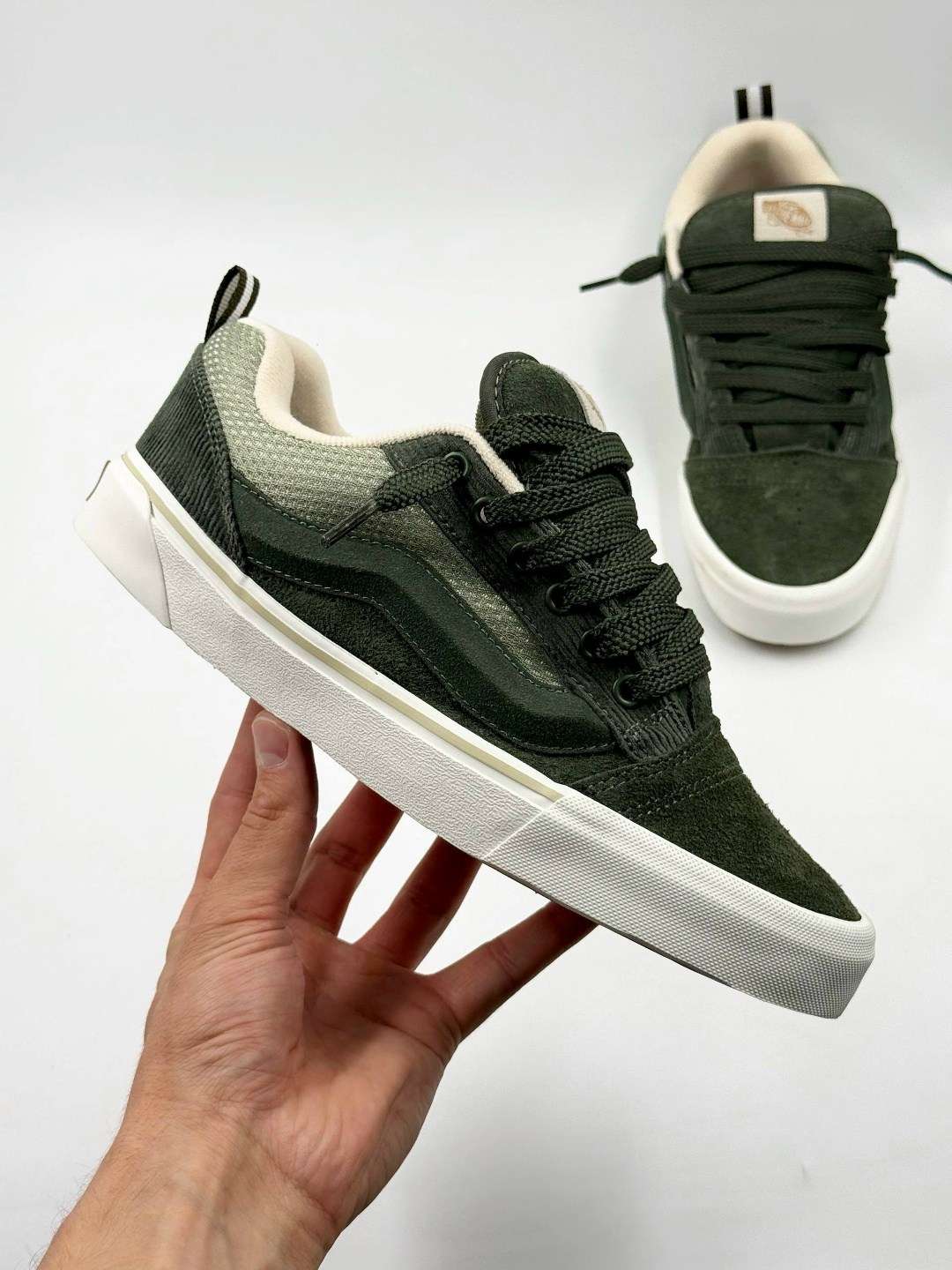 кеды скейтерские vans knu skool,,кроссовки vans,кеды vans knu skool,вансы зеленые