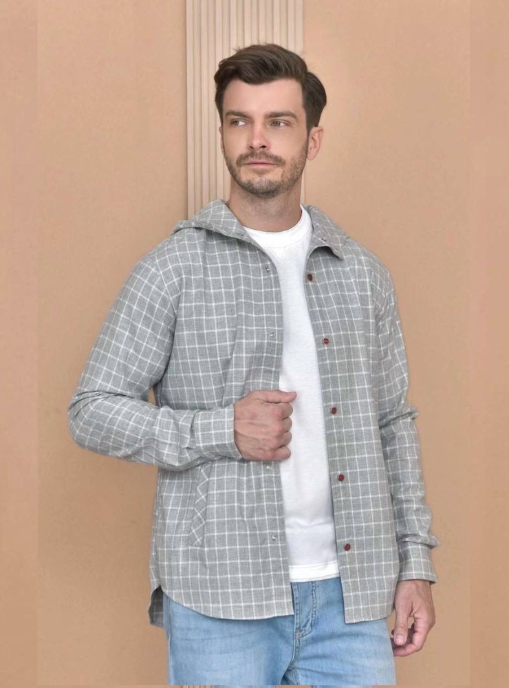 рубашка с капюшоном kiton,рубашка с капюшоном мужская,рубашка с капюшоном,рубашка из муслина для мальчика,рубашка для мальчика в клетку с капюшоном