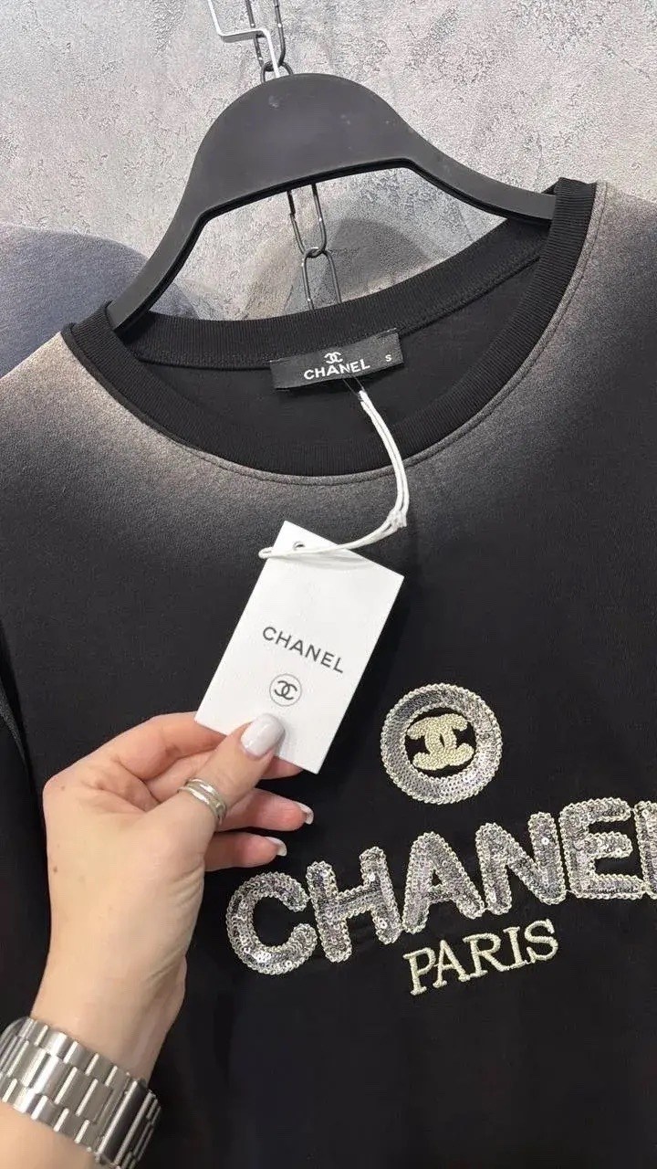 футболка шанель,футболка женская chanel,футболка chanel,шанель мода,одежда шанель