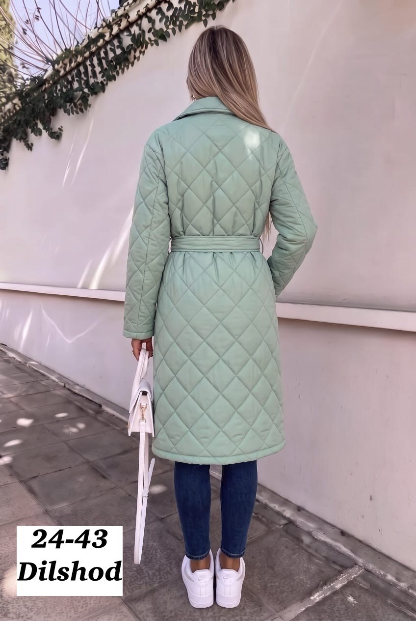 пальто стеганое женское,пальто стеганое плащ стеганый куртка женская весна dh fashion,пальто стёганое,пальто осень длинное стеганое,пальто женское