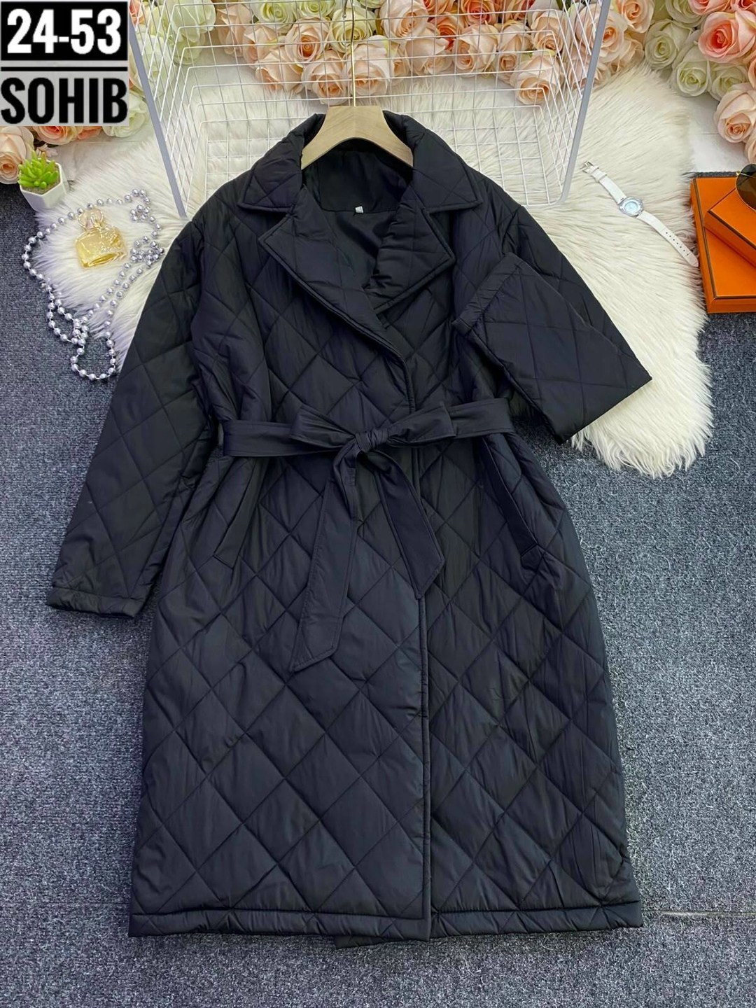 куртка демисезонная длинная стеганая с поясом ah fashion,пальто стеганое плащ стеганый куртка женская весна dh fashion,пальто стеганое женское,стеганое пальто,плащ стеганый женский пальто стеганое