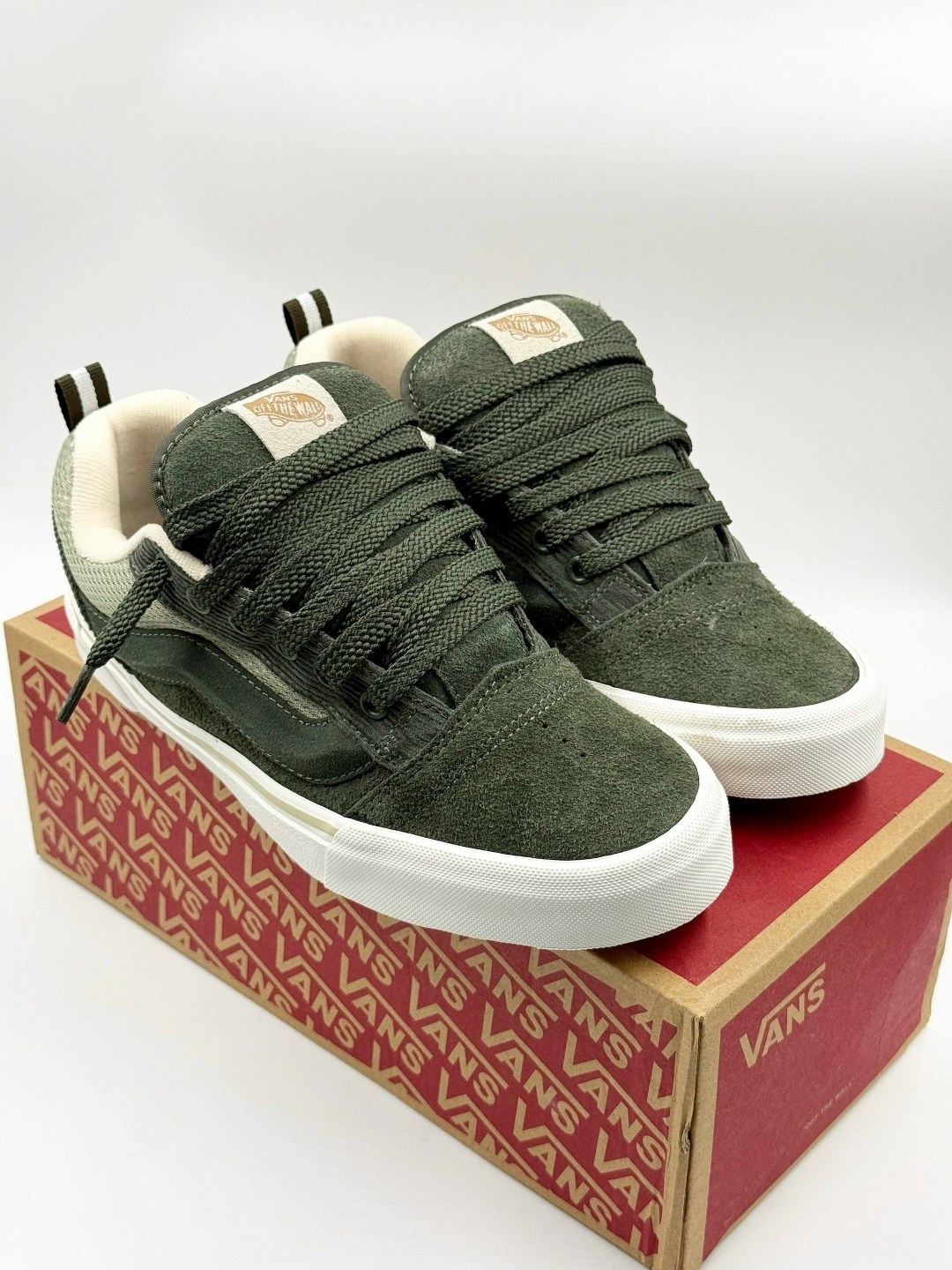 кеды скейтерские vans knu skool,,кроссовки vans,кеды vans knu skool,вансы зеленые