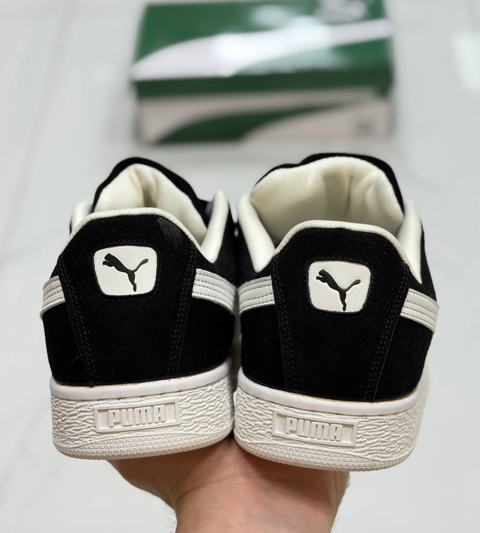 замшевые кроссовки suede classic puma черный,кроссовки puma,кроссовки дутые puma suede xl,puma suede xl,puma suede