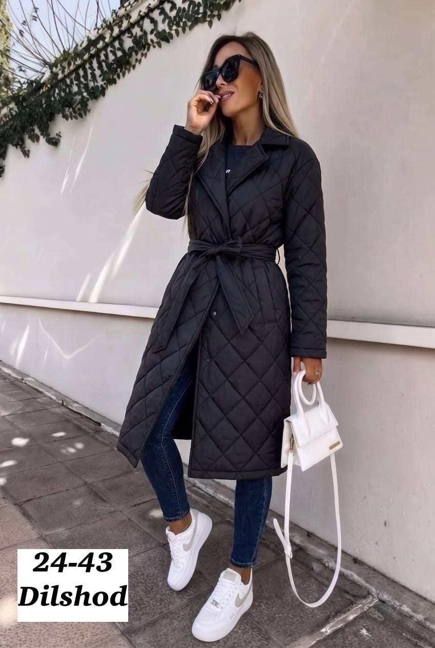 пальто стеганое женское,пальто стеганое плащ стеганый куртка женская весна dh fashion,пальто стёганое,пальто осень длинное стеганое,пальто женское