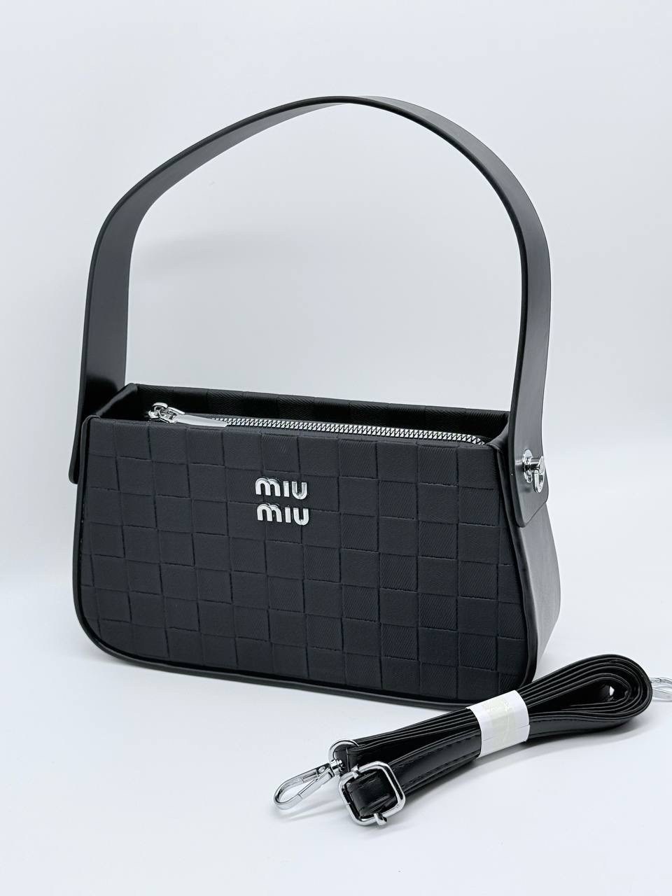 сумка miu miu,сумка женская miu miu,сумка миу миу через плечо miu miu цвет черный,сумка,трендовая сумка миу миу через плечо miu miu