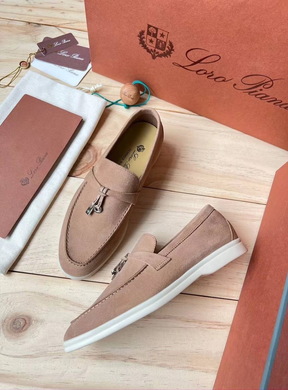 женские лоферы loro piana,лоферы loro piana summer walk,,замшевые лоферы loro piana,лоферы loro piana