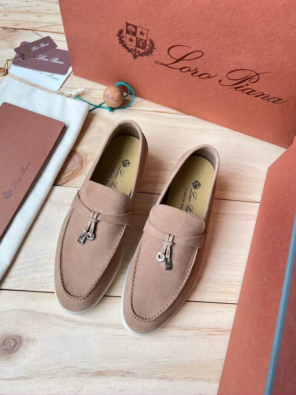 женские лоферы loro piana,лоферы loro piana summer walk,,замшевые лоферы loro piana,лоферы loro piana