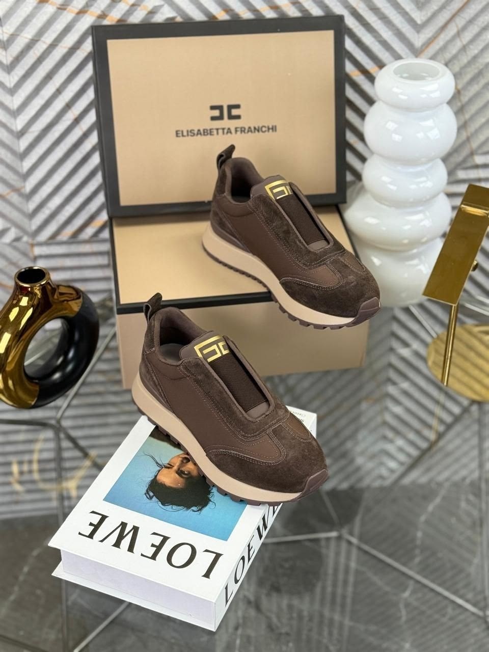 ,кроссовки elisabetta franchi,кроссовки brunello cucinelli,женские кроссовки, женская