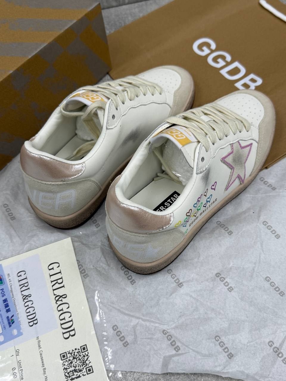 кроссовки golden goose,,кеды golden goose,низкие кожаные кроссовки ballstar 12164 golden goose мультиколор,женские кеды golden goose