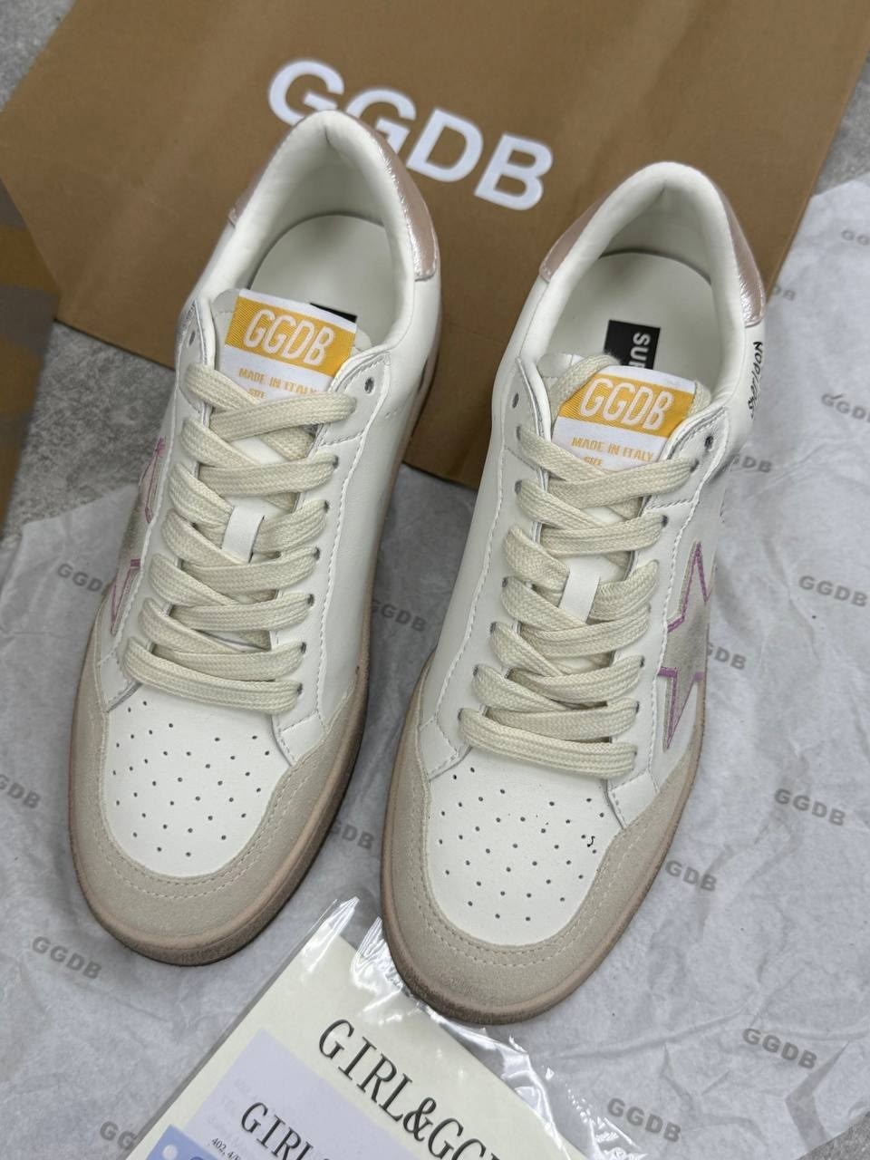 кроссовки golden goose,,кеды golden goose,низкие кожаные кроссовки ballstar 12164 golden goose мультиколор,женские кеды golden goose