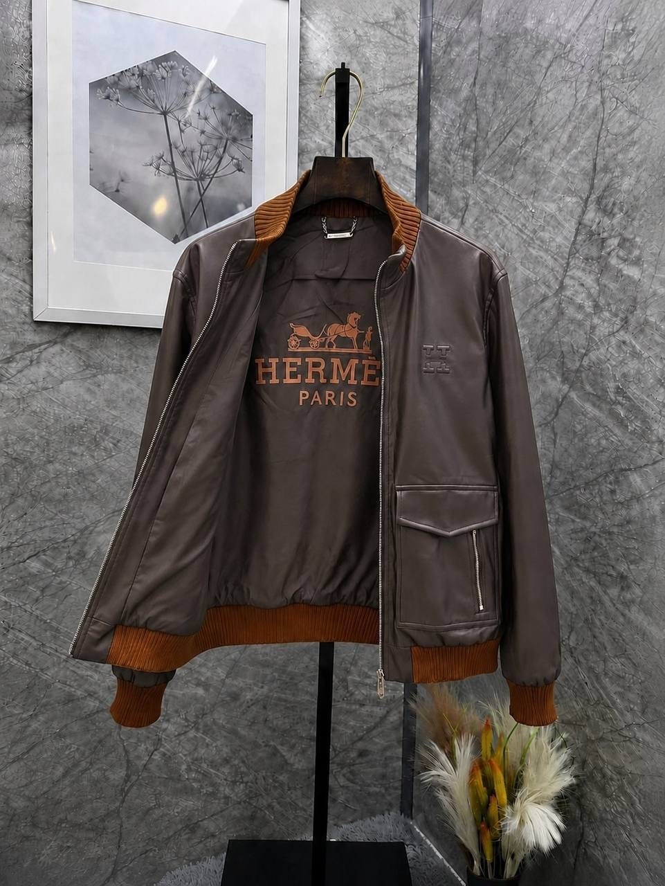куртка hermes,куртка бомбер,кожаная куртка,куртка,куртка демисезонная