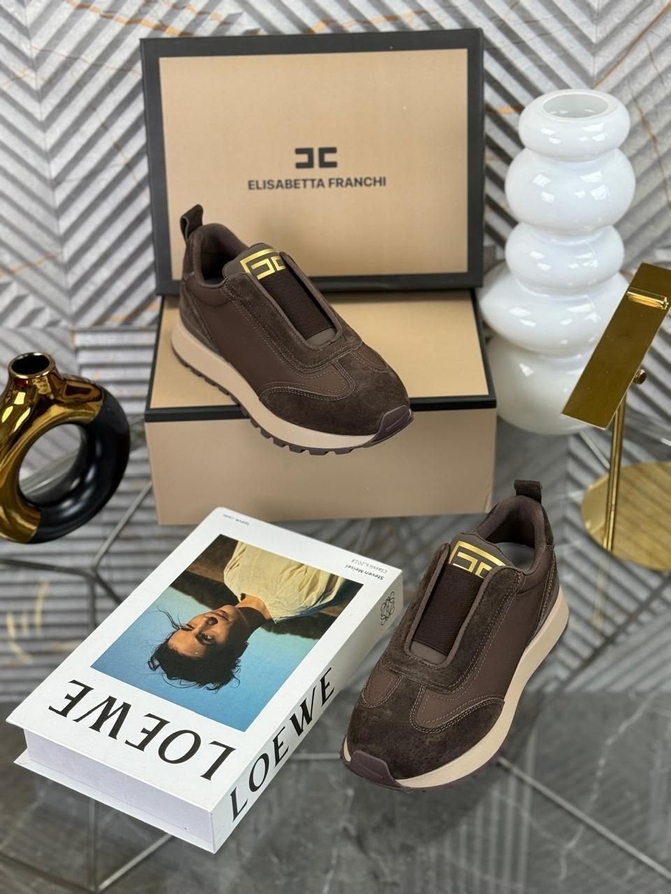 ,кроссовки elisabetta franchi,кроссовки brunello cucinelli,женские кроссовки, женская