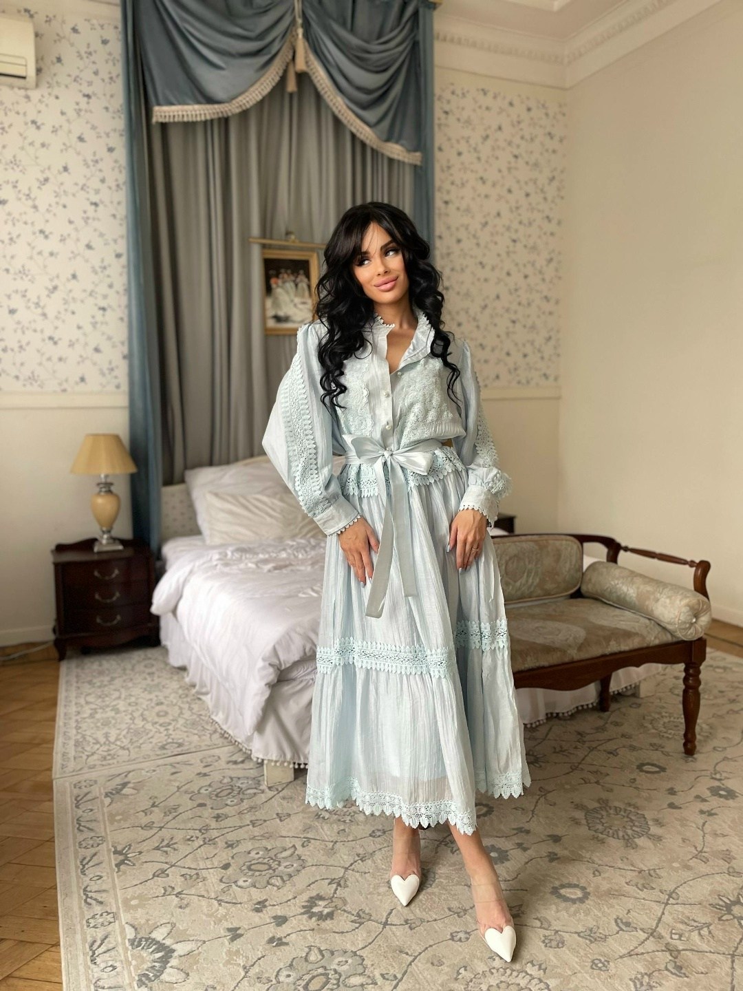 платье 👗,платья женская,платье с кружевами,женские длинные платья,винтажное платье