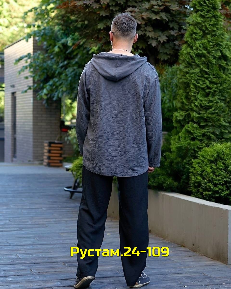 рубашка мужская с капюшоном,рубашка льняная мужская,мужская кофта,туника мужская,мужская рубашка