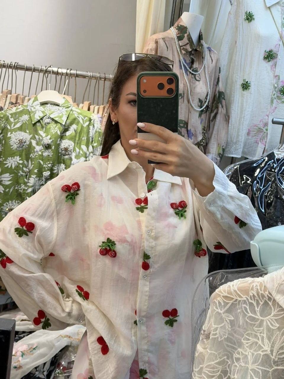 рубашка женская,женская рубашка с вышивкой,блузка с вышивкой,блуза,белая рубашка женская