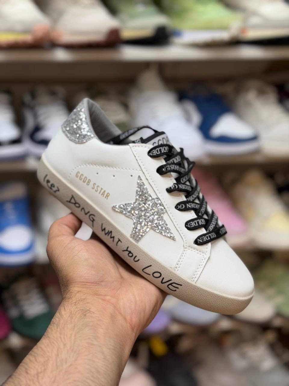 ,женские кеды golden goose,кеды,кеды golden goose,кеды golden goose hi star glitter low-top