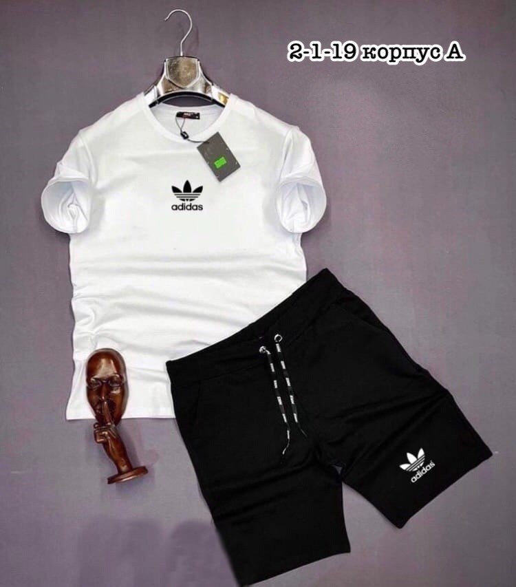 костюм спортивный мужской,комплект футболок adidas,adidas спортивный костюм,костюм летний шорты и футболка,костюм мужской