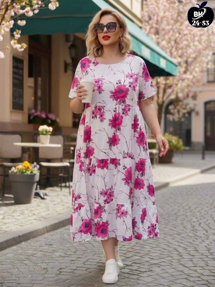 летнее платье больших размеров,платье летнее,платье 👗,платье женская,платье большие размеры