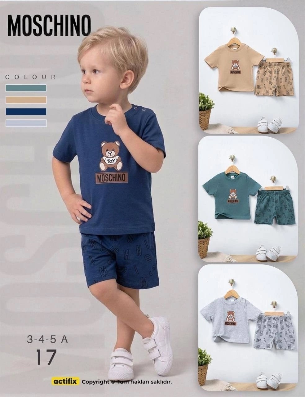 одежда для мальчика,комплект одежды moschino,комплект одежды,одежда для детей,комплект футболка