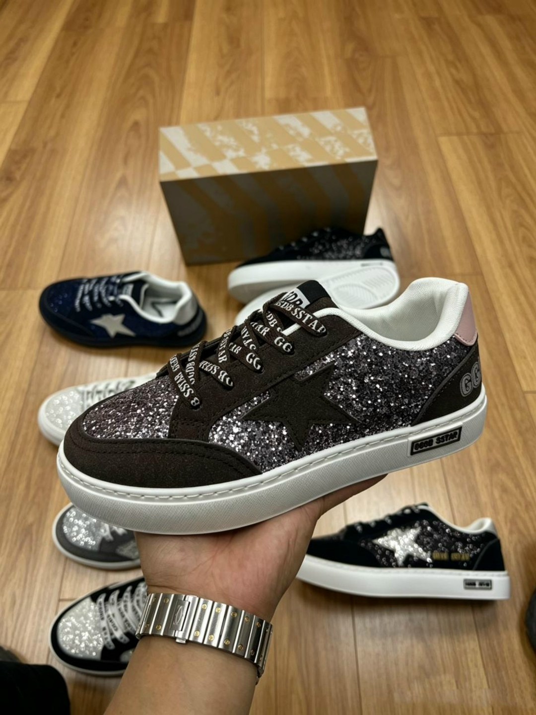 ,кроссовки golden goose блестящие,женские кроссовки,женская ,кеды женски
