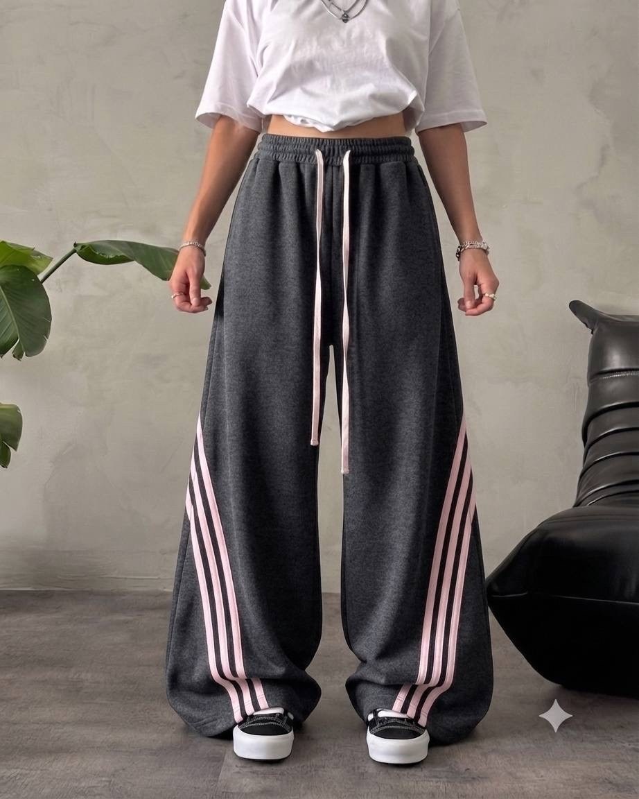 брюки карго с лампасами широкие y2k styfash,штаны оверсайз,спортивные брюки,спортивные штаны,широкие штаны