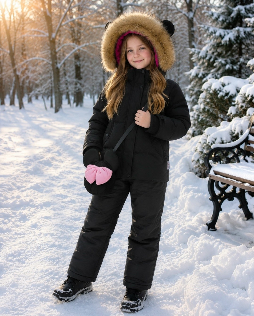 костюм зимний для девочки,костюм зимний для девочки мембрана snowy stars,зимний костюм,детский зимний костюм,комплект верхней одежды ice tomas