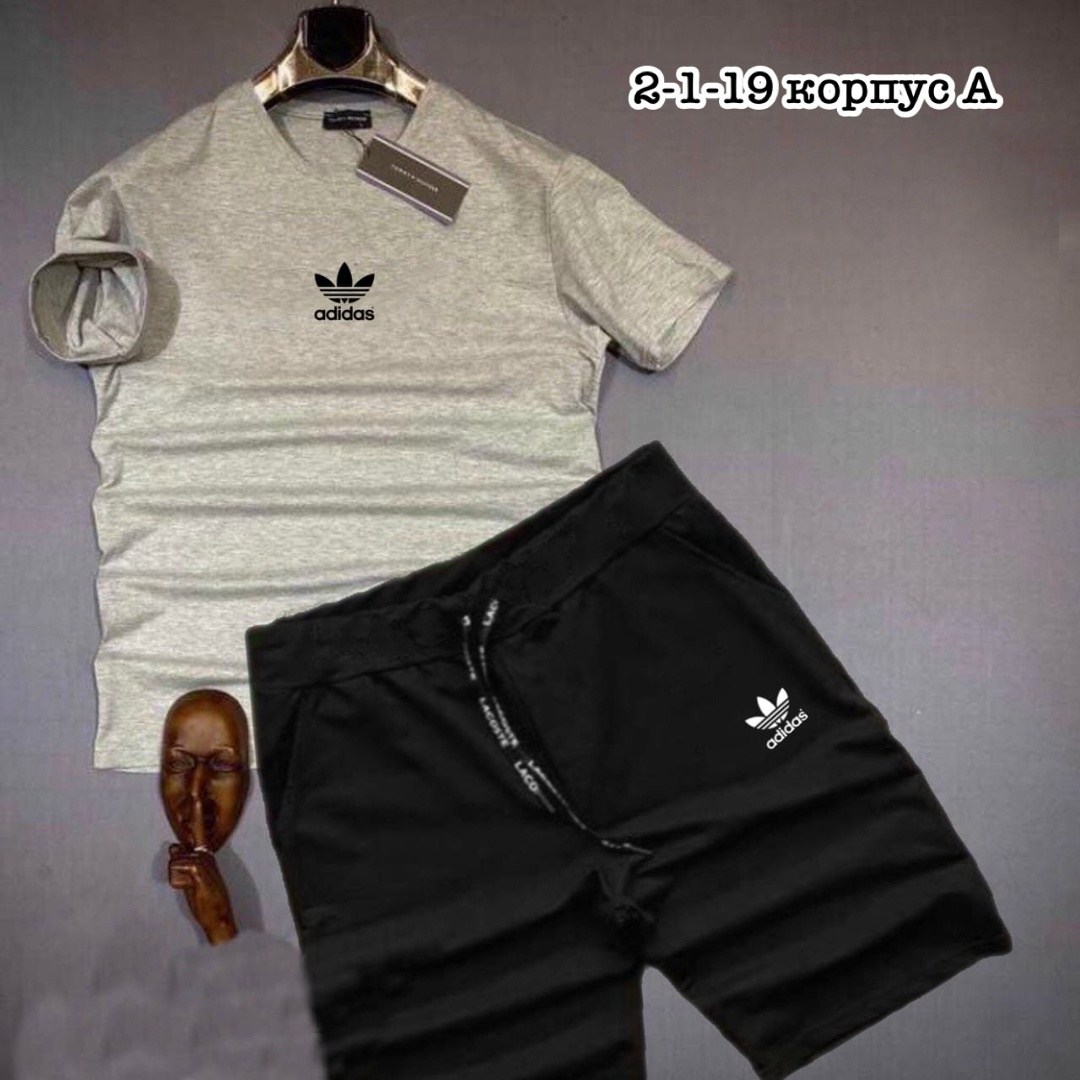 костюм спортивный мужской,комплект футболок adidas,adidas спортивный костюм,костюм летний шорты и футболка,костюм мужской