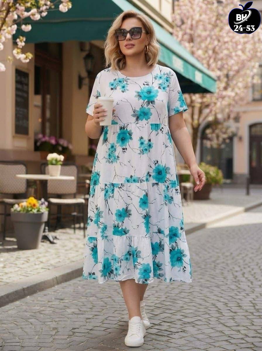 летнее платье больших размеров,платье летнее,платье 👗,платье женская,платье большие размеры