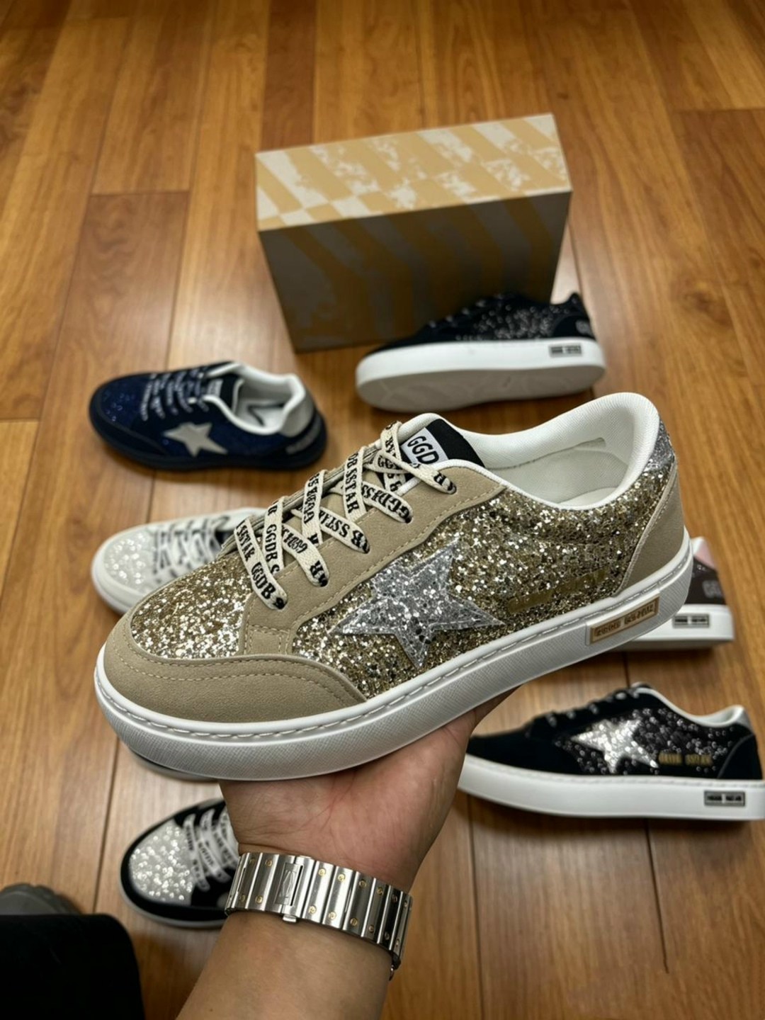 ,кроссовки golden goose блестящие,женские кроссовки,женская ,кеды женски
