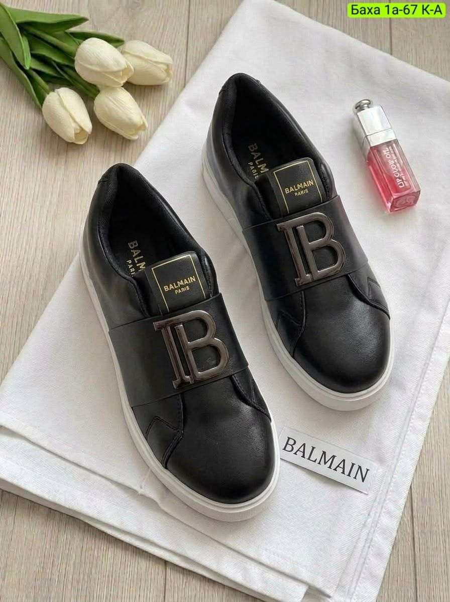 ,кроссовки balmain,обуви,мужская ,кеды кожаные