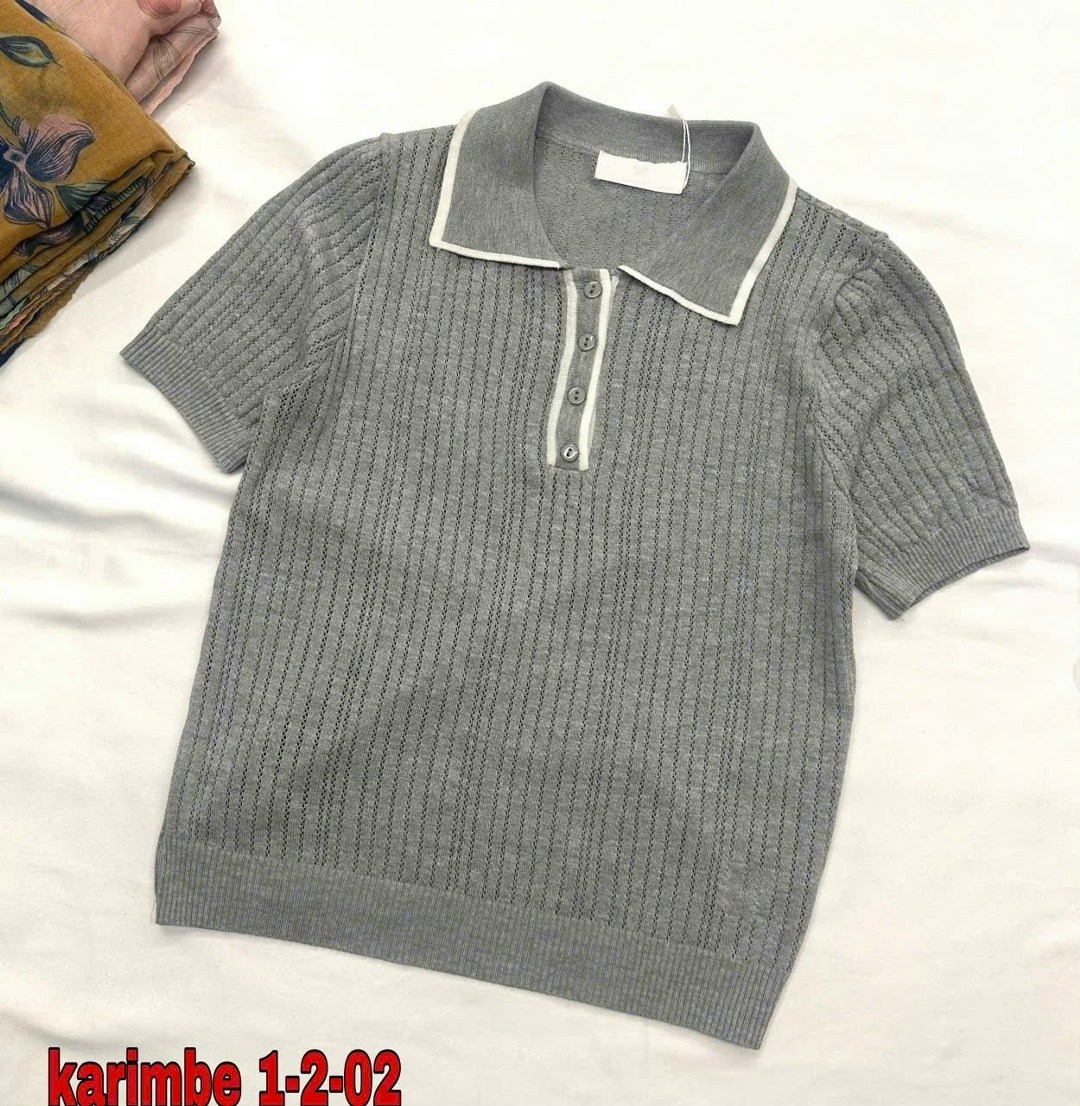 женская футболка-поло с коротким рукавом голубая кофта vi&so 477159029,женская кофта,женская рубашка поло,женская футболка-поло с коротким рукавом голубая кофта vi&so,вязаные футболки