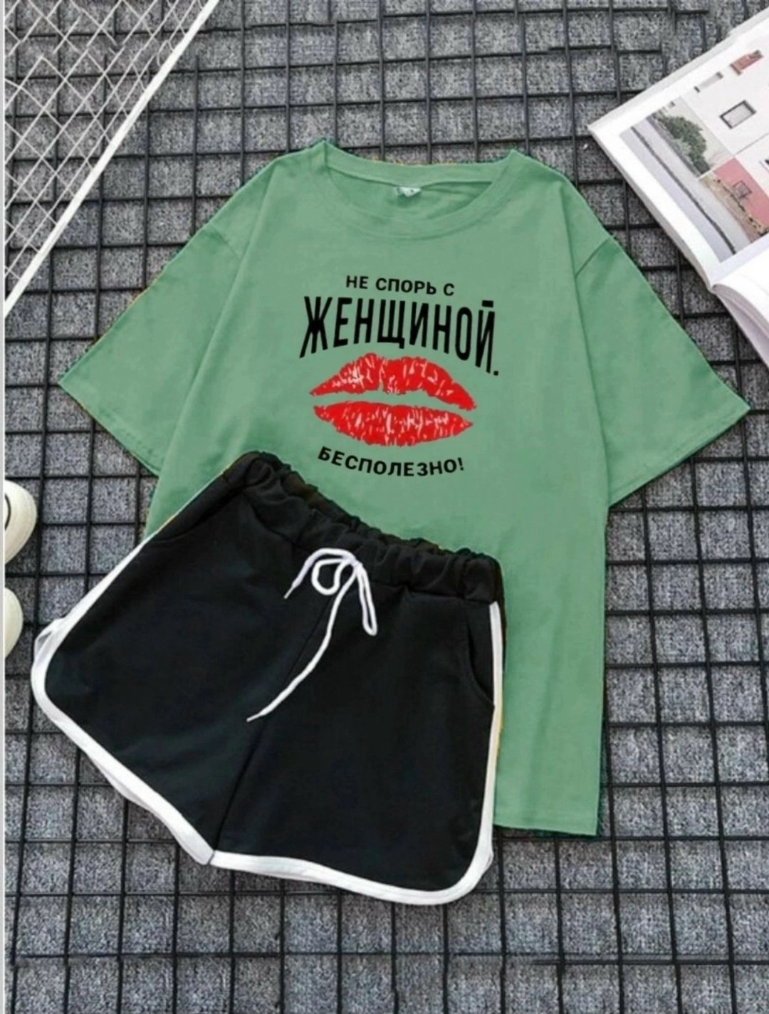 женский костюм с шортами,костюм с шортам,костюм женский ,летние костюмы,женский костюм шорты футболка