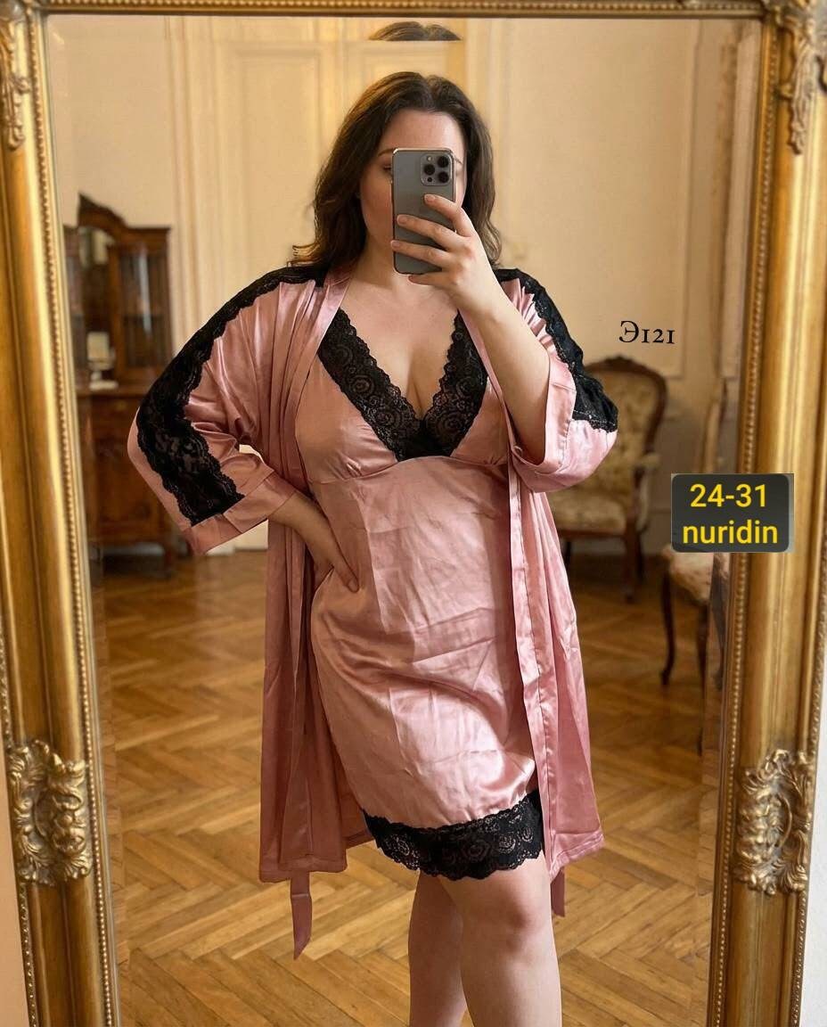 домашняя одежда женская,халат пеньюар,комплект пеньюар,пеньюары для полных женщин,пеньюар женский