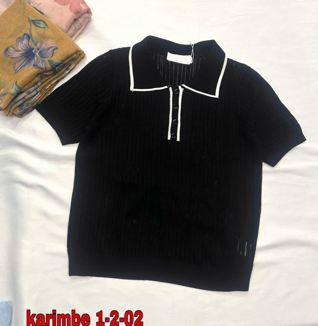 женская футболка-поло с коротким рукавом голубая кофта vi&so 477159029,женская кофта,женская рубашка поло,женская футболка-поло с коротким рукавом голубая кофта vi&so,вязаные футболки