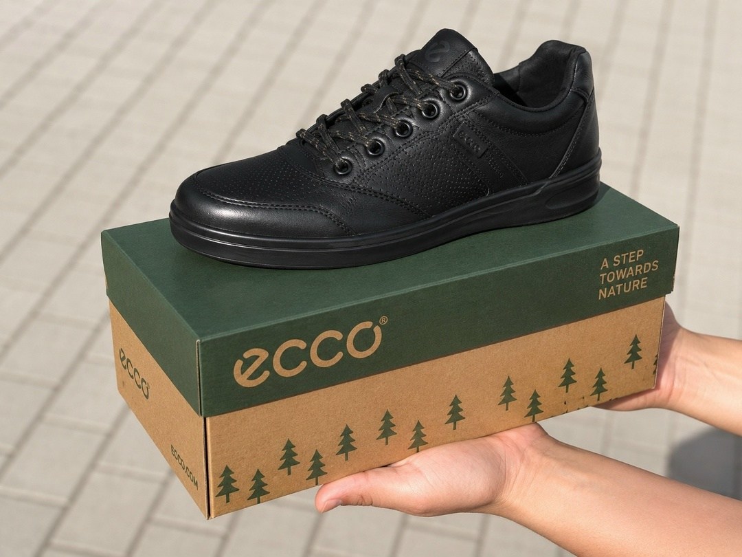 ,кроссовки ecco,мужские демисезонные полуботинки ecco soft 7 mens 430304 01001,кроссовки кожаные,кроссовки ecco мужские