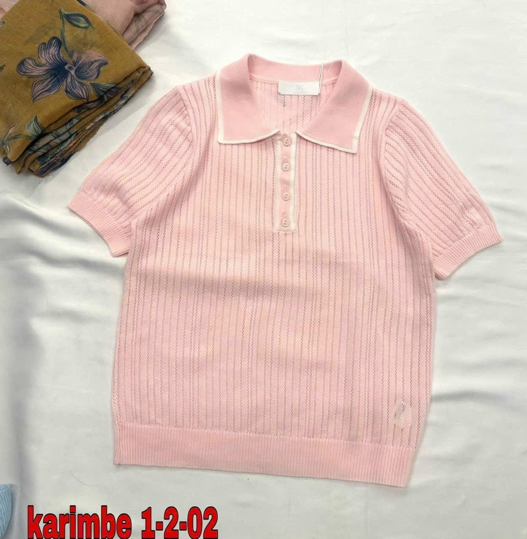 женская футболка-поло с коротким рукавом голубая кофта vi&so 477159029,женская кофта,женская рубашка поло,женская футболка-поло с коротким рукавом голубая кофта vi&so,вязаные футболки