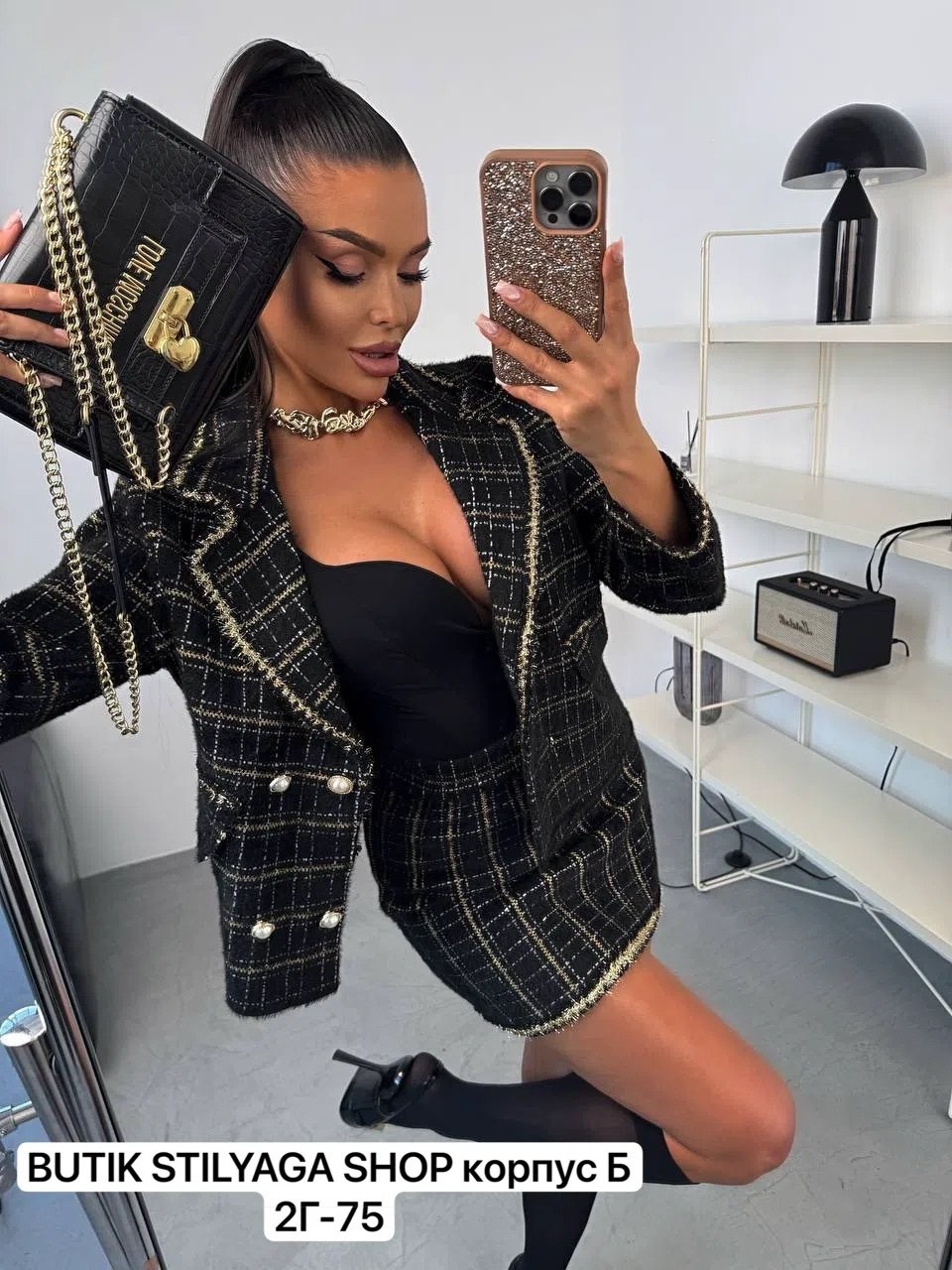 костюм твидовый пиджак и юбка lechu store,твидовый костюм с юбкой,женский костюм,костюм женский твидовый пиджак и юбка арк17,костюм - жакет твидовый арт. 11885919